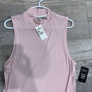 Express Baby Pink Mock Neck Bodysuit